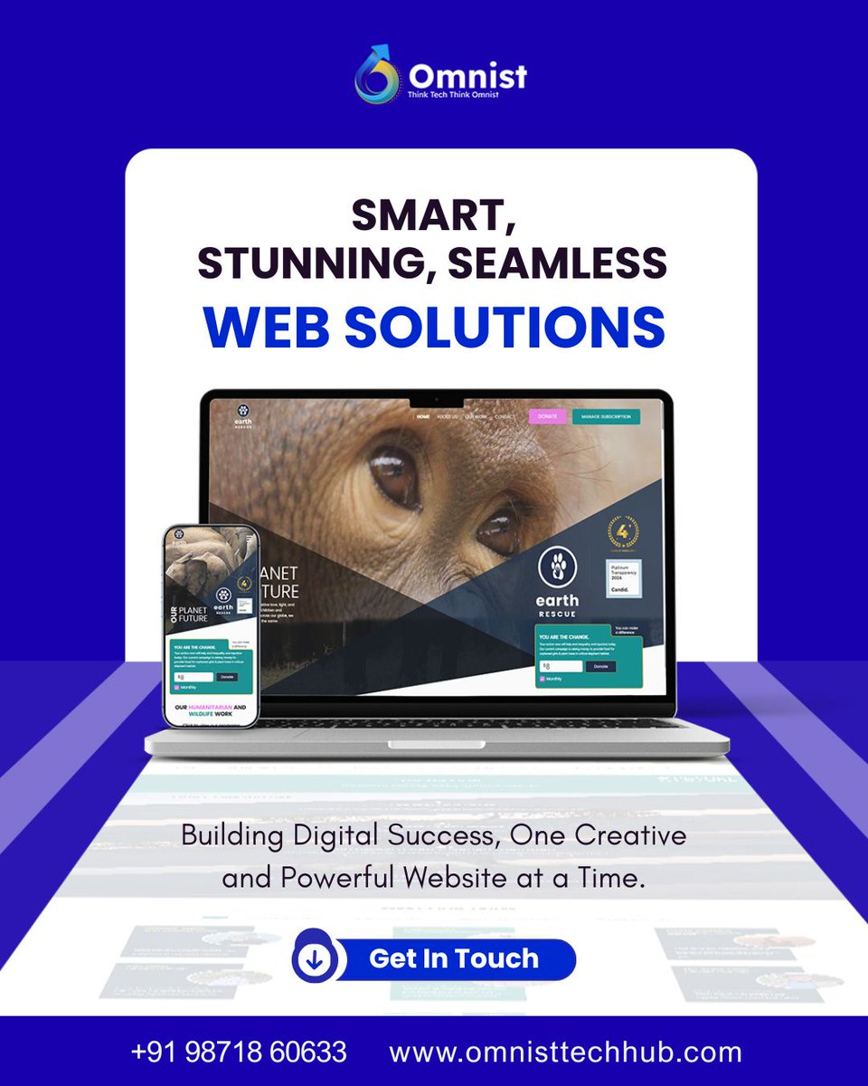 OmnistTechHub's tweet image. Transform your online presence with Omnist’s Smart, Stunning &amp;amp; Seamless Web Solutions!
We craft powerful, responsive, and performance-driven websites that help your business grow and stand out digitally. omnisttechhub.com.

#WebsiteDevelopment #WebDesign #WebSolutions #Web
