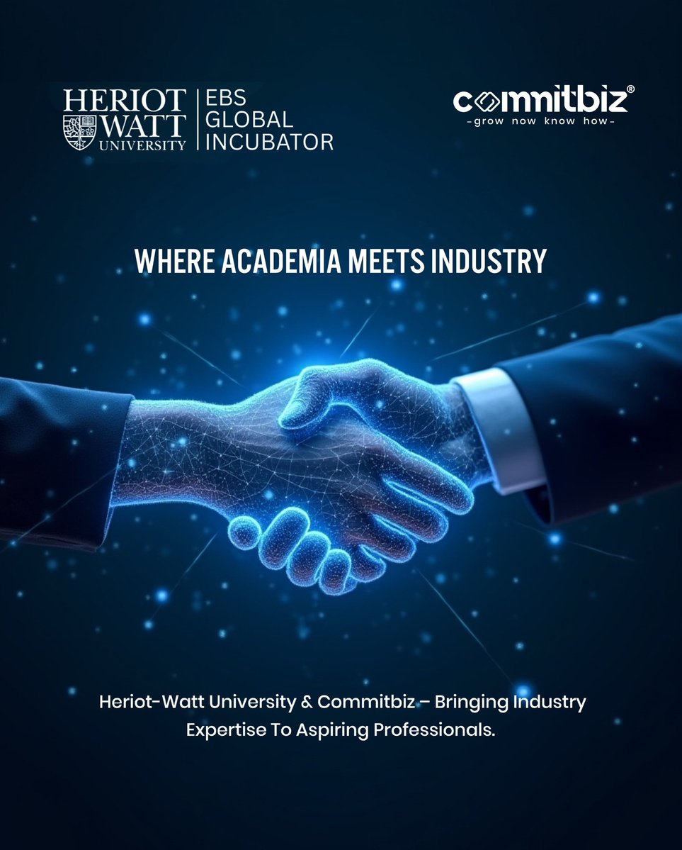 Commitbiz's tweet image. When education meets experience - innovation happens.

Commitbiz joins hands with Heriot-Watt University to nurture the next generation of business leaders.

#Commitbiz #HeriotWattUniversity #IndustryExpertise #AcademicPartnership #UAEProfessionals