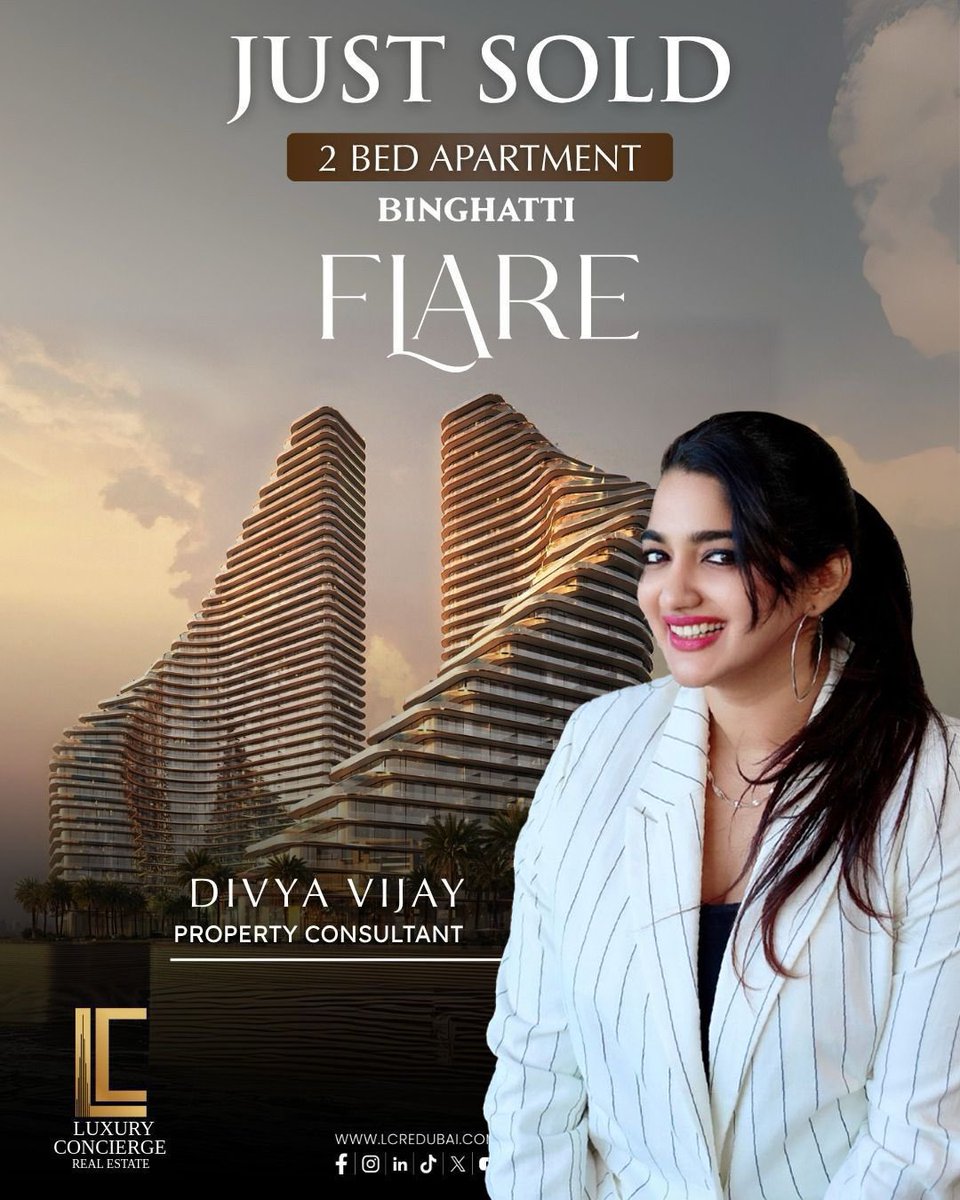 SOLD!!

2 bed
1543 sqft 
Binghatti Flare
Jumeirah Village Triangle

Binghatti’s design DNA is all over this.