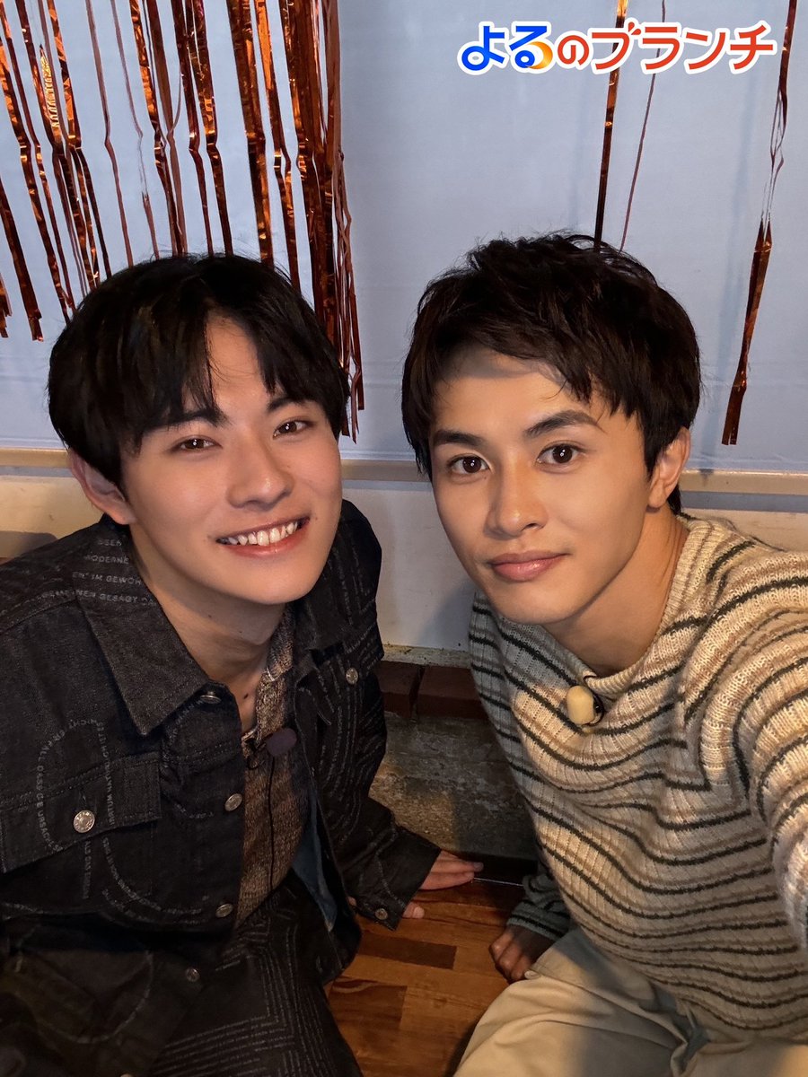 ｡.ꕤ‿‿‿ 栄光のバックホーム ‿‿‿ꕤ.｡

注目の映画作品から
前田くん・草川くんコンビで
よるブラZ世代ニュースに登場⚾️

／
　特別に公開✨
　ロケの合間に𝗦𝗲𝗹𝗳𝗶𝗲 𝗣𝗵𝗼𝘁𝗼を撮影📷˖⋆꙳
＼

本日11/12(水)23:56〜
#よるのブランチ 是非ご覧ください🫶