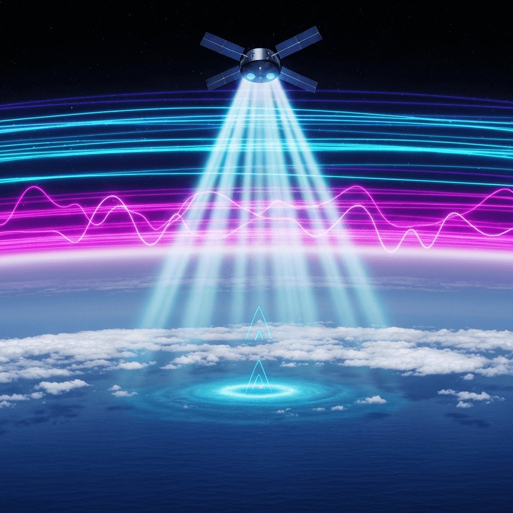 BuiltByEstrada's tweet photo. Mind blown! ๐คฏ NASA's detecting tsunamis by reading ripples in the *upper atmosphere*, using signals from everyday navigation satellites. The sky is literally screaming a warning before the ocean even gets a chance! How cool is that?! #QuirkScience #TsunamiAlert #ScienceFacts https://t.co/UIrtfu9KLE