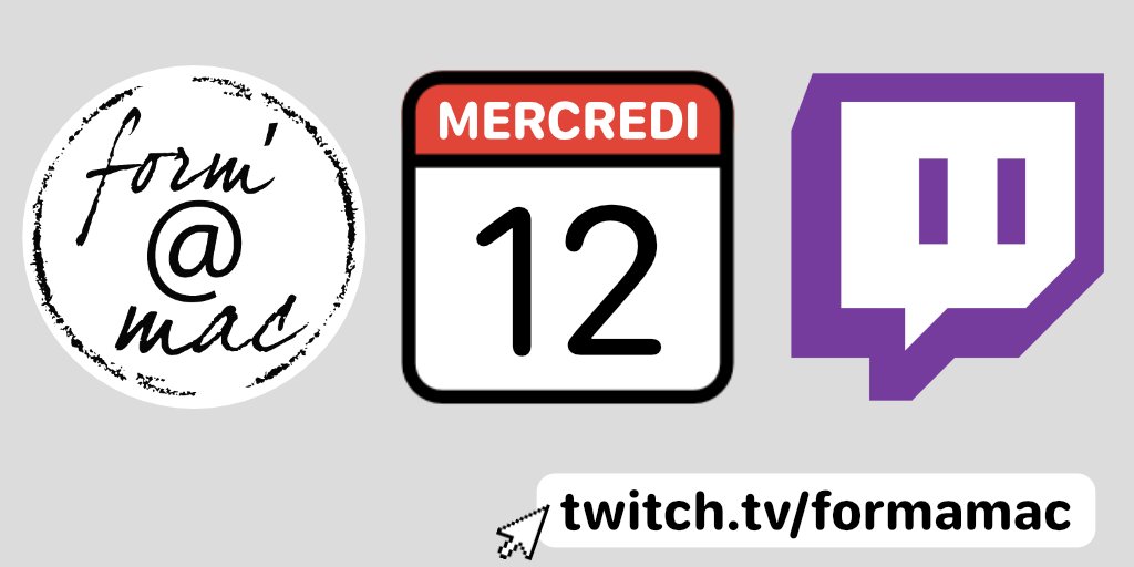 formamac's tweet image. LIVE ON 🔴

Aujourd&apos;hui, c&apos;est gamedev et micronale by Kubii sur la chaîne Twitch formamac 😉

➡️ twitch.tv/formamac

@Twitch @TwitchFR @Kubii_RPi @microbit_edu #programmation @GBStudioDev @gbs_central