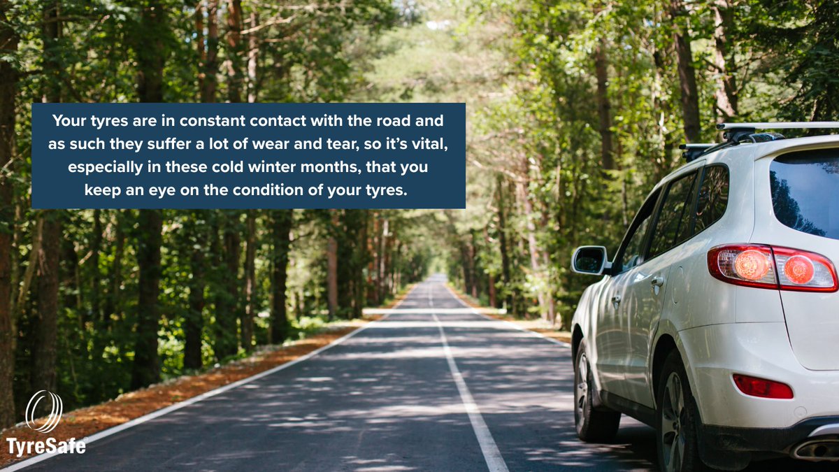 Tyresafe's tweet photo. Your tyres are in constant contact with the road and as such they suffer a lot of wear and tear, so it’s vital, especially in these cold winter months, that you keep an eye on the condition of your tyres. #treaddepth #checktyres #winter #winterdriving https://t.co/9o1QHCPCA3