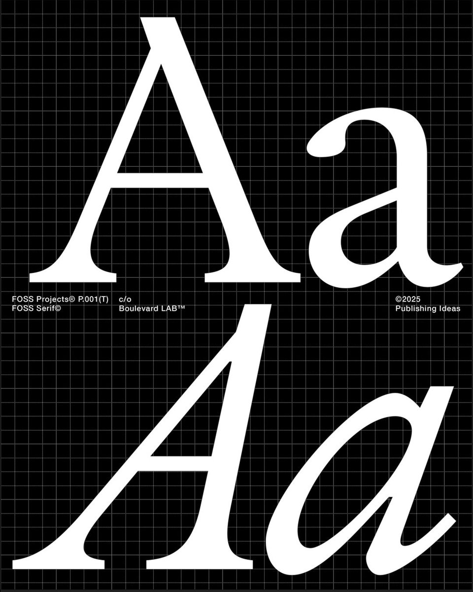 fresh_fonts's tweet photo. 🚨 Free Font of the Month 🚨 

FOSS Serif designed by Samuel Glen Hughes of Boulevard LAB.

The font is free for both personal and commercial use.

🔗 Download link: https://t.co/OPlU6LjtpI https://t.co/MQMVZweu35