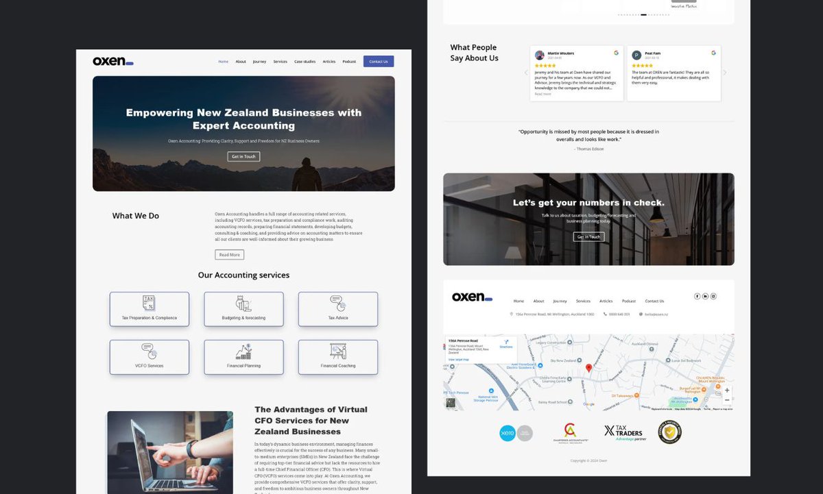 Mdredoy32813729's tweet image. 🔶 Completed another project - Oxen Chartered Accounting Service in New Zealand   

👉 Check out My Service - fiverr.com/s/8zW7dag

#mdredoykayser #webxpanda #clinetproject #webproject #websitedesign #businesswebsite #finacewebsite #accountingwebsite #localbusinesswebsite