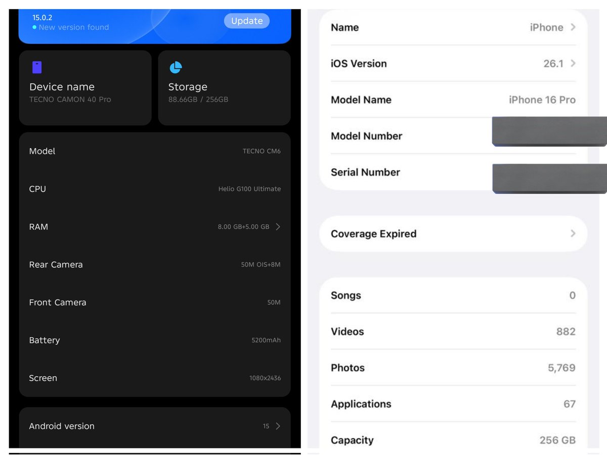 TheSultaan001's tweet image. If I gave your u any of my Devices, Will you Yap about @MysticDaoSol ? If yes, Might Dash someone a Tecno Camon 40 Pro to earn some $MYSTIC and earn MANA in rewards👌