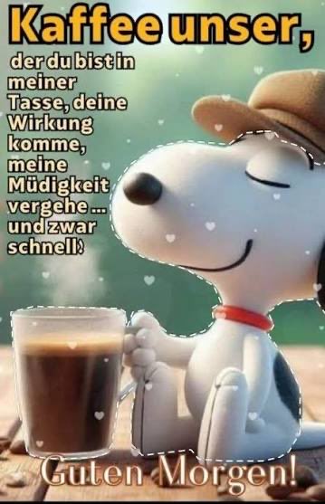 Guten Morgen in die Runde