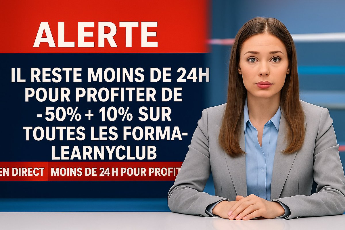 Learnyclub's tweet image. C’est le dernier jours, dans moins de 24h il sera trop tard pour en profiter ! 

-50% + 10% supplémentaire avec le code Black10

learnyclub.com