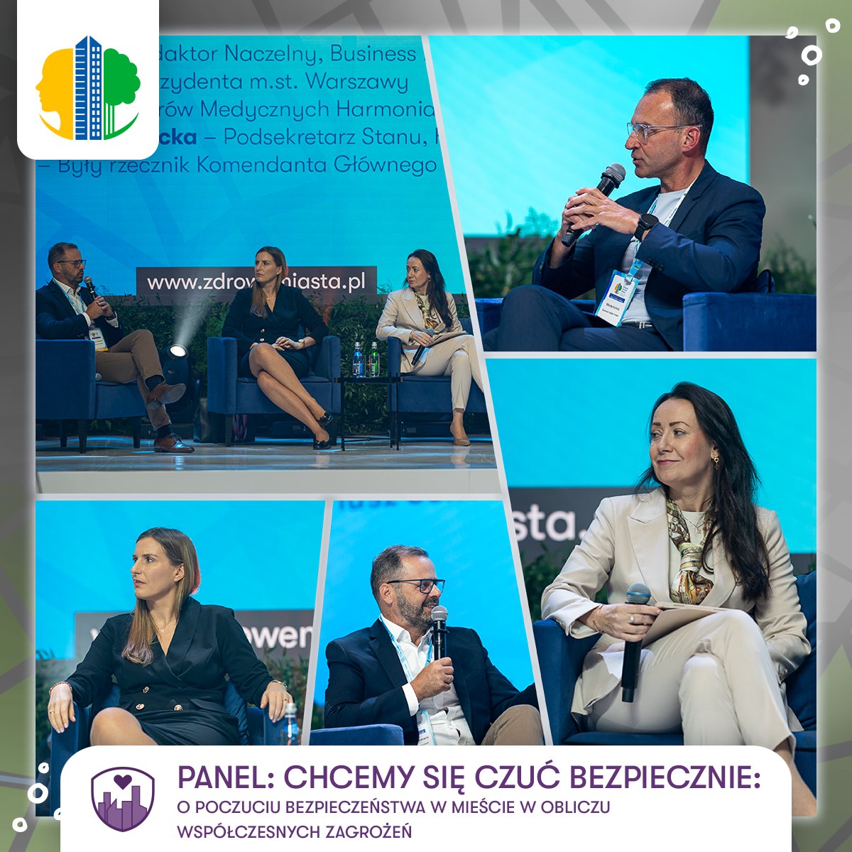 ZdroweMiasta's tweet image. Przypominamy Wam kolejną sesję, której wysłuchać mogliście podczas II edycji Kongresu #ZdroweMiasta 🗣️ W ramach panelu: „Chcemy się czuć bezpiecznie – o poczuciu bezpieczeństwa w mieście w obliczu współczesnych zagrożeń” nasi prelegenci i prelegentki rozmawiali o bezpieczeństwie,…