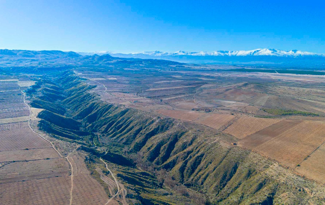#Buenosdías #geoparquedegranada 
Valle del Río Gor. Fotografía © J.M. Cano