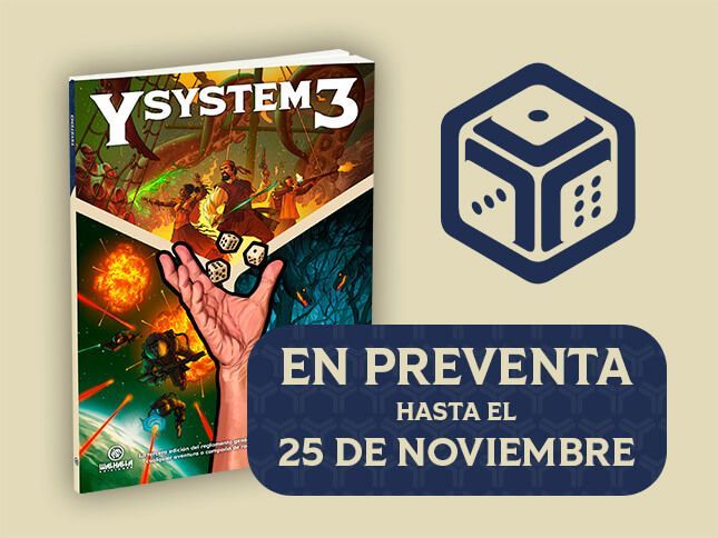 WalhallaEd's tweet photo. ¿Tu historia tiene espadas o pistolas? ¿Naves o mazmorras? ¿Risas o lágrimas? ¡No importa, Ysystem3 es tu manual! Ahora en PREVENTA hasta el 25 de noviembre, ¡y con envío gratuito! https://t.co/TnZTUofP1D https://t.co/4Ry3EyPLiR
