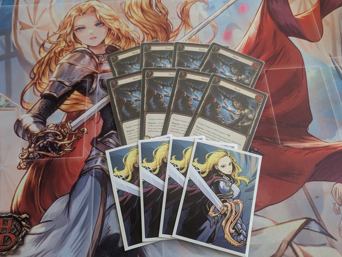 Let's do this again and try to break the record from US Nats. (36)

Come find me at the #fabtcg World Championship anytime over the weekend and hand me an Escalate Bloodshed. I will give you a much better warrior card and a sweet looking Dorinthea sleeve to put it in.