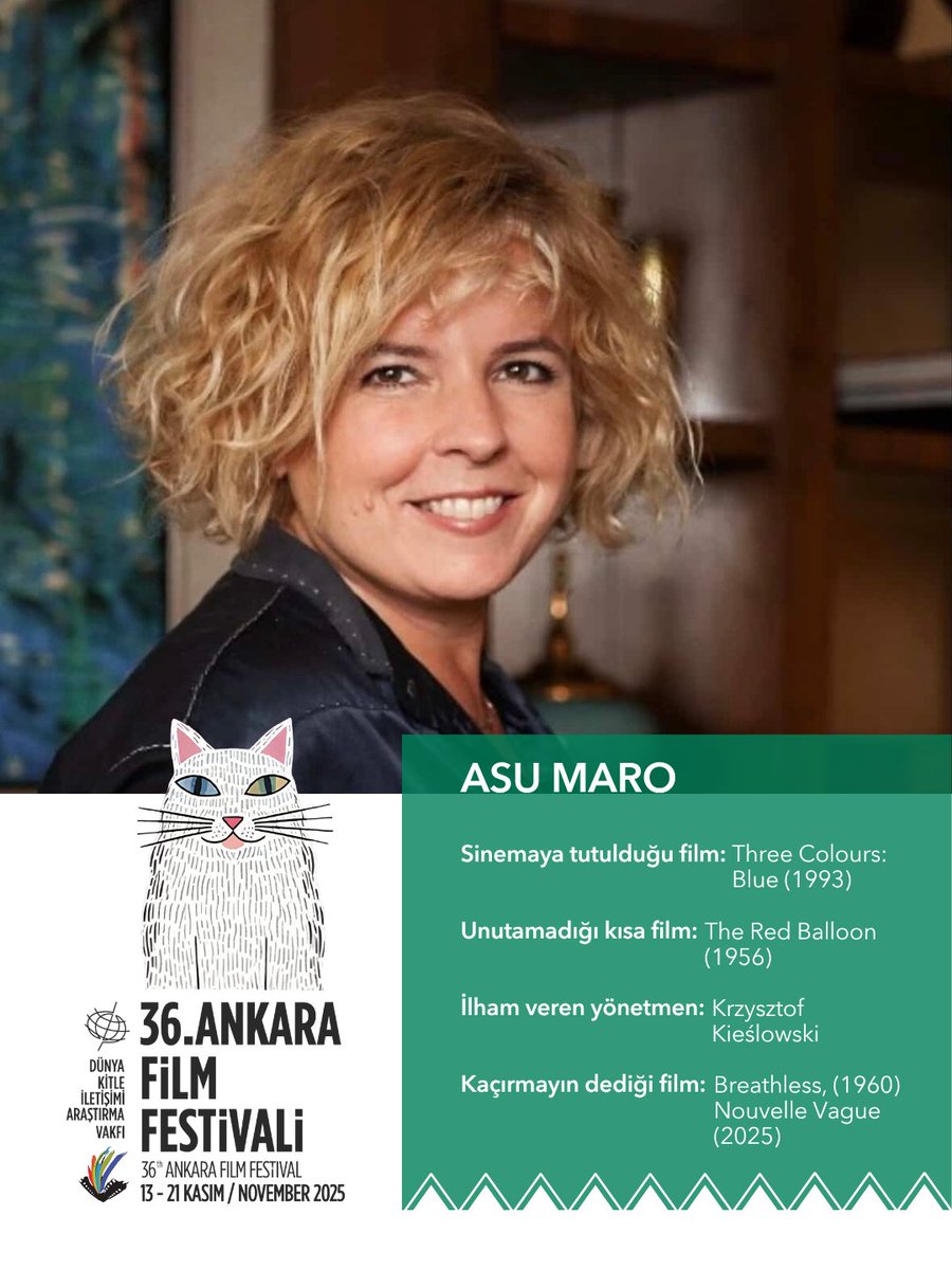 Festival dostlarımız yanıtlıyor. 🎬💚 Sinemaya tutuldukları filmleri, unutamadıkları kısa filmleri, ilham veren yönetmenleri ve festival seçkisinde KAÇIRMAYIN dedikleri filmleri sorduk.

#36AnkaraFF #AnkaraFF2025 <a href="/asumaro/">Asu Maro</a> <a href="/milliyet/">milliyet.com.tr</a>