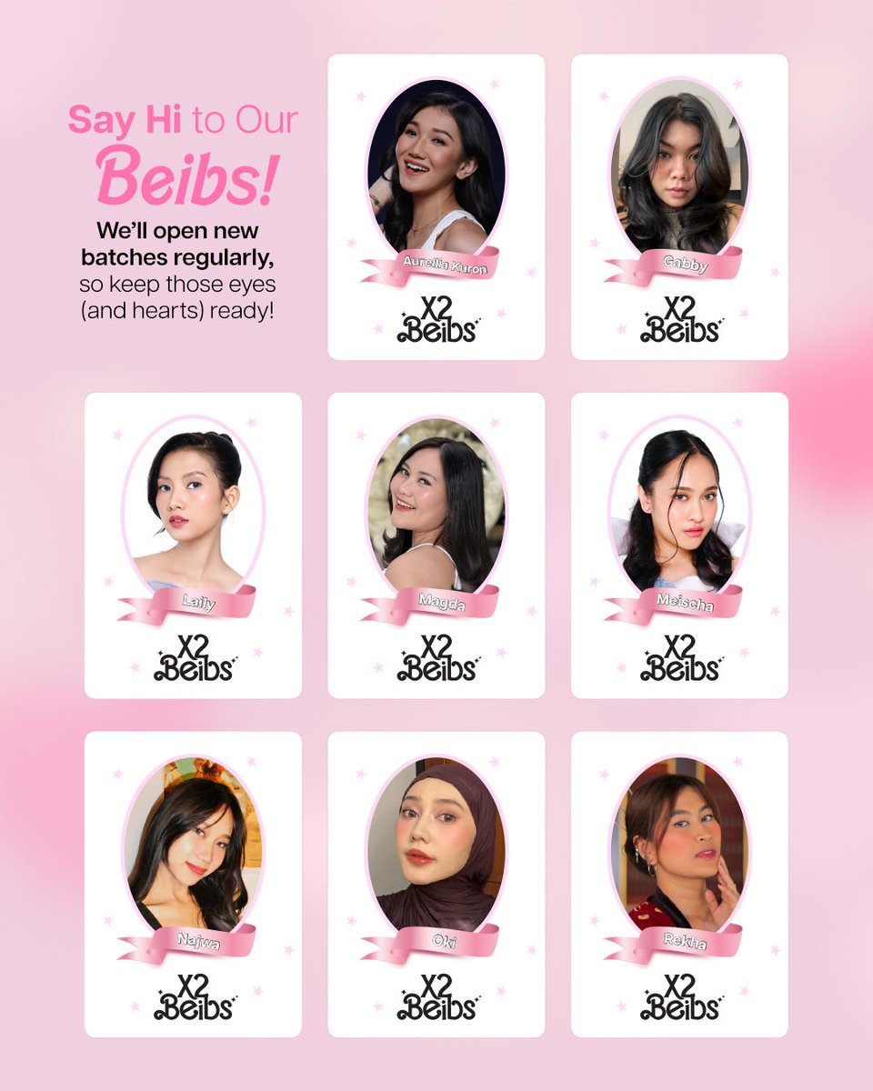 x2softlens_'s tweet photo. We proudly present…
The new batch of X2 Beibs! 💖

Officially launched on 6 Nov 2025, this new wave brings creativity, confidence &amp; collaboration.

More than just a community. It’s a space to grow, express, and create real value 💅💸✨

#x2beibs #x2softlens #softlens https://t.co/NOvGaDsj26