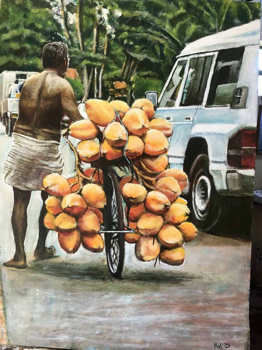The Daily Bob#62.

#art #artist #painting  #acrylicpaint #canvas #brush #reality #dalilylife #painter #artistry #artistic #talent #passion #selfthaught #artistsplatform #selfpromotion #people #nature #followformore #newposteveryday #love #artafrica #painting #artafrica