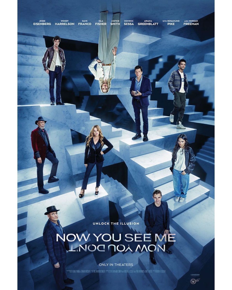Udah tahu sih kalo 'Now You See Me Now You Don't' ini akan punya twist seperti 2 film sebelumnya, tapi gak nyangka aja twistnya bakal belok ke sana, semua tebakan twist salah semua 😂😂. 

Film ketiga yang masih bisa mempertahankan keseruan dan keasikan franchise ini.