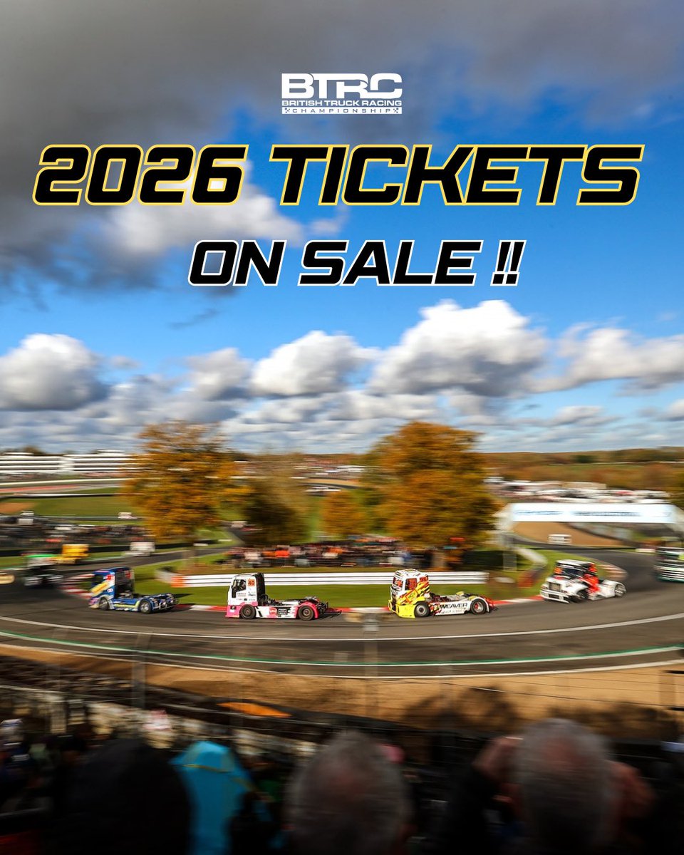officialbtrc's tweet image. 2026 starts here….

Tickets are already on sale for selected rounds of next season - and at advanced prices too! 

Read more ▶️ btrc.co/tickets-alread…

#BTRC