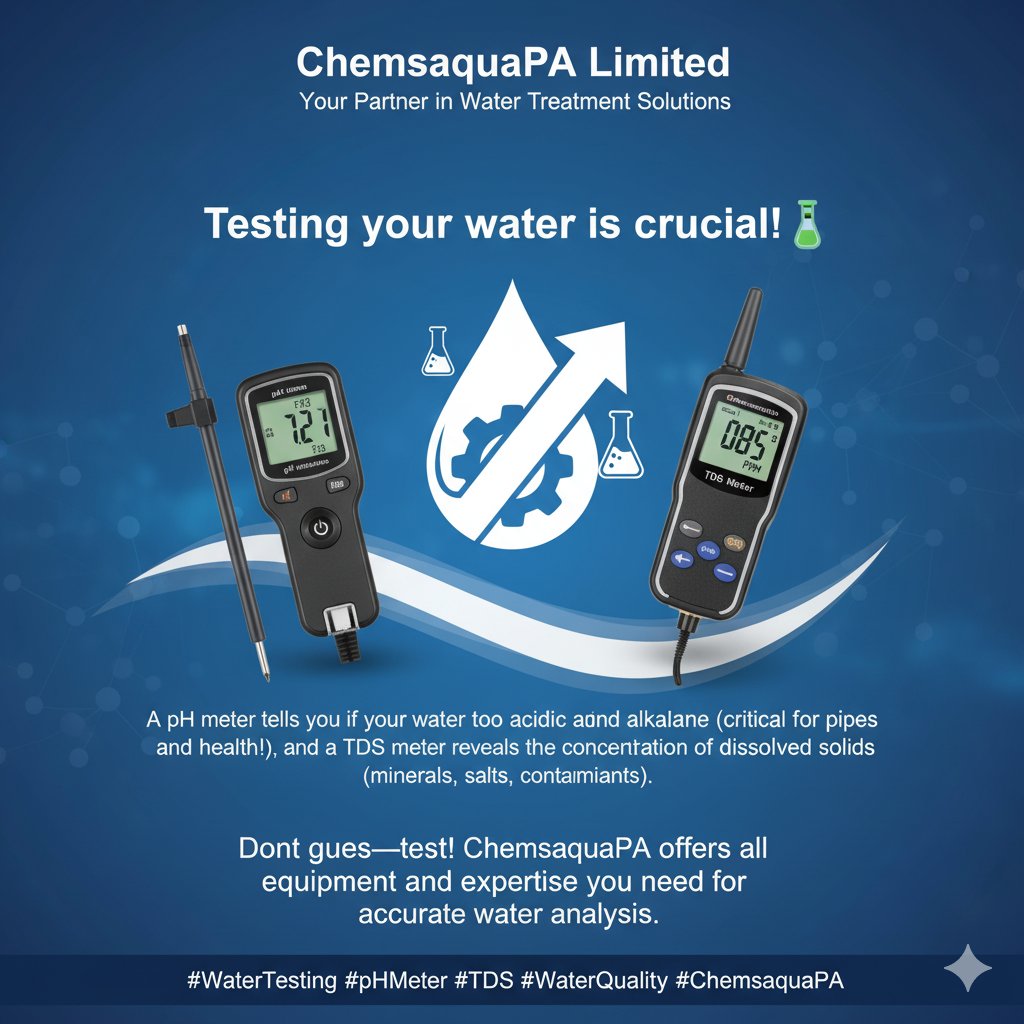 RichieCheers's tweet image. Need accurate water quality? 💧

Use a pH meter (acidity/alkalinity) and TDS meter (dissolved solids).

 Don't guess—test!

Get expert analysis and equipment from ChemsaquaPA.

#WaterTesting #pHMeter #TDS #ChemsaquaPA