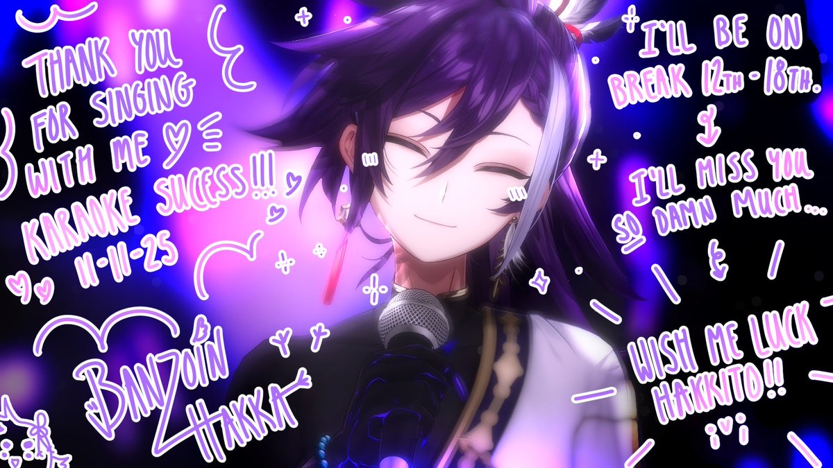 banzoinhakka's tweet image. TY for sending me off to my break with such a fun stream!
 
As always, nothing makes me happier than singing for you. I will always sing for you.🌟

Memories like this keep me happy and strong while I&apos;m away &amp;amp; until I can talk with you all again! 
I will be back in no time! ILY!
