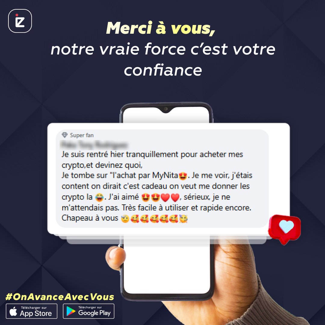 IZIchange's tweet image. 𝗤𝘂𝗮𝗻𝗱 𝗻𝗼𝘀 𝘂𝘁𝗶𝗹𝗶𝘀𝗮𝘁𝗲𝘂𝗿𝘀 𝗽𝗮𝗿𝗹𝗲𝗻𝘁 𝗰𝗼𝗺𝗺𝗲 𝗰̧𝗮…

On se demande si on vend des cryptos ou de la joie 🥰😂
𝗠𝗲𝗿𝗰𝗶 𝗽𝗼𝘂𝗿 𝗹𝗮 𝗰𝗼𝗻𝗳𝗶𝗮𝗻𝗰𝗲, 𝗹𝗮 𝘁𝗲𝗮𝗺 𝗮𝘃𝗮𝗻𝗰𝗲 𝗮𝘃𝗲𝗰 𝘃𝗼𝘂𝘀 💚

#CryptoSimple #OnAvanceAvecVous