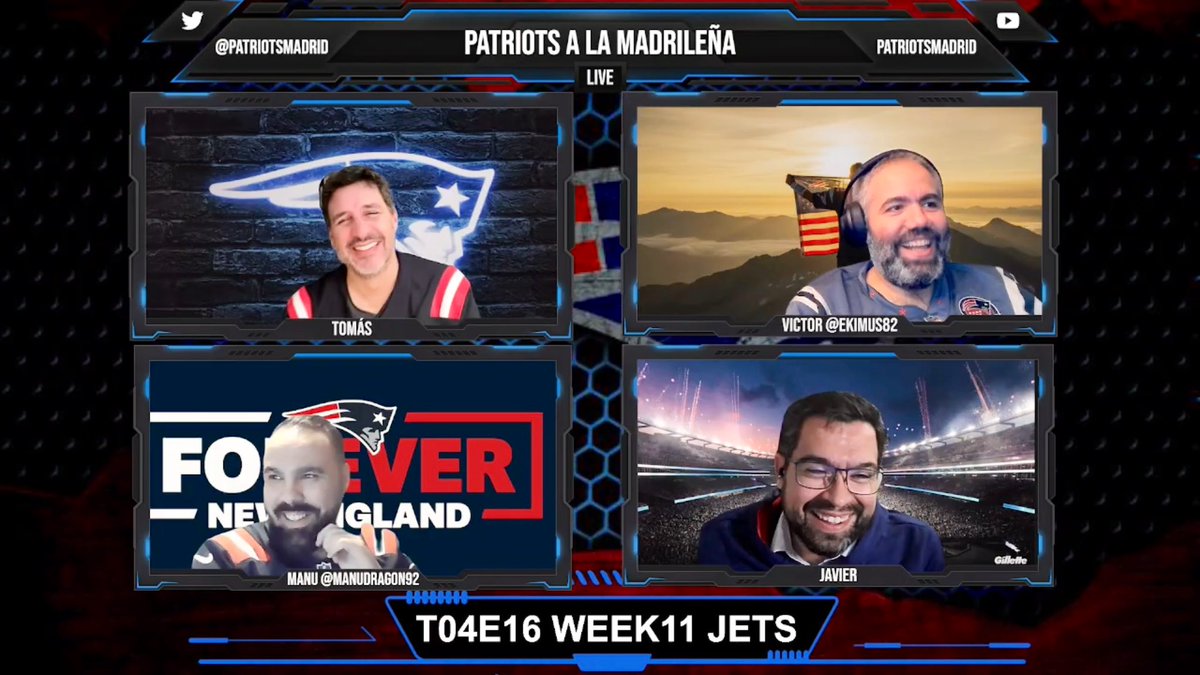 Los underdogs ya están aquí.

Un nuevo episodio de #PatriotsAlmadrileña y seguimos en una nube, los chicos del podcasts cada día más convencidos. 

Semana corta y el domingo #NFLmadridgame 

🔴 youtu.be/Q7zdJdJBPO8?si…
🟣 twitch.tv/videos/2615929…
🎙️ tr.ee/sdbwKpy_GC

#NePats