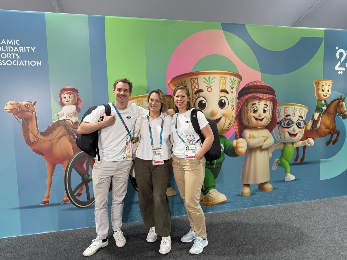 Team_JTA's tweet image. JTA is proud to support @ISSAsports_ at the 6th Islamic Solidarity Games in #Riyadh. 🇸🇦

- Excellent facilities 🏟
- Flawless logistics 🏅
- Outstanding hospitality ✨
- Passionate volunteers 😊

Great to see &amp;amp; work with so many of our clients here. 👏

#Riyadh2025 #ISG2025