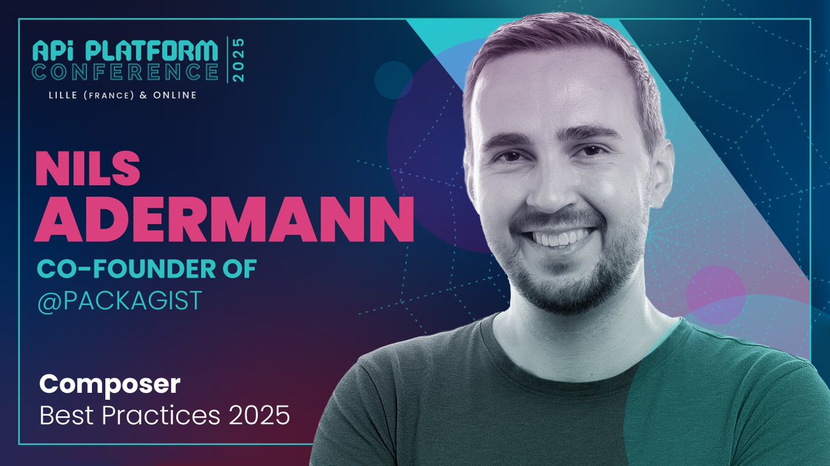 ApiPlatform's tweet image. Watch the #APIPlatformCon 2025 replay: Composer Best Practices 2025 by @naderman.

🎥 youtube.com/watch?v=w-qL7S…