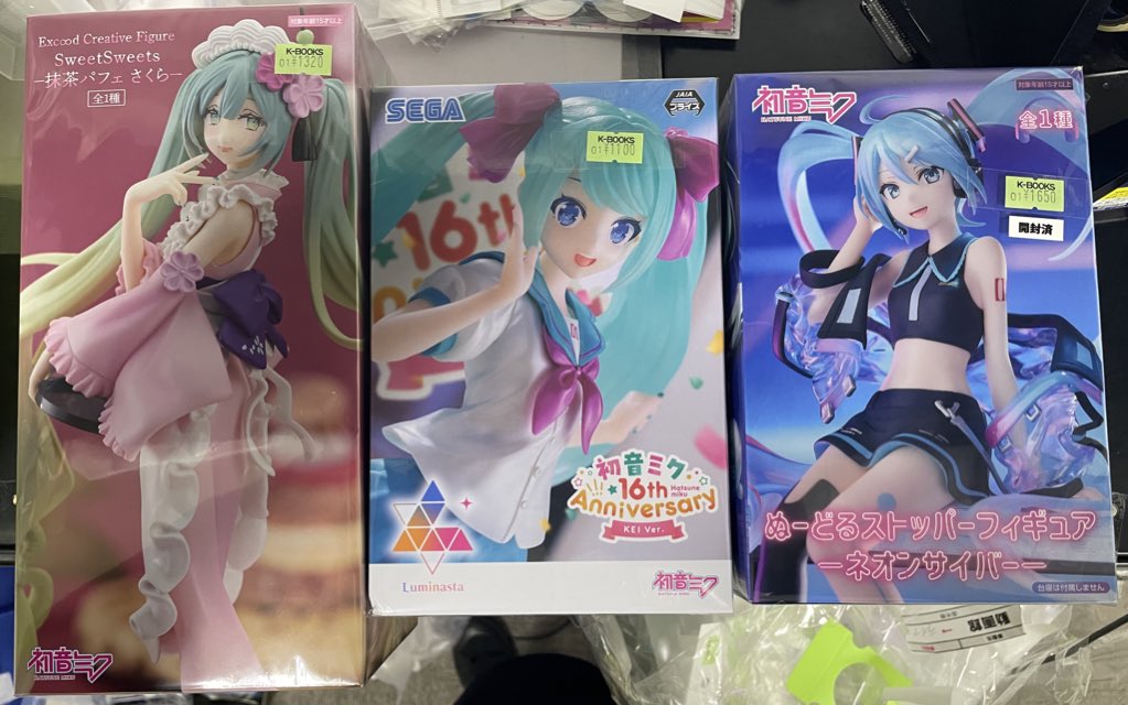初音ミク☆ボーカロイドグッズ大量まとめ売り！【おまけあり！】 入荷情報】 ボーカロイド 初音ミク フィギュア 各種入荷しました