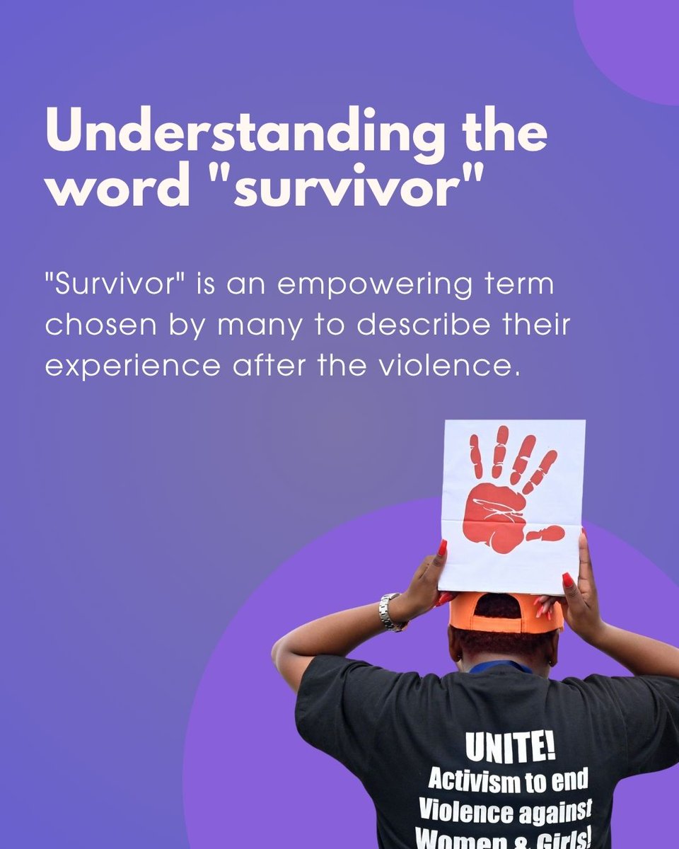 end_GBVF's tweet photo. Understanding the context and meaning behind the terms "victim" and "survivor" is a critical responsibility for media, legal professionals, and all community members.
How can we use these words more accurately, respectfully, and empathetically? Let's unpack some considerations. https://t.co/96m1oXWzE2