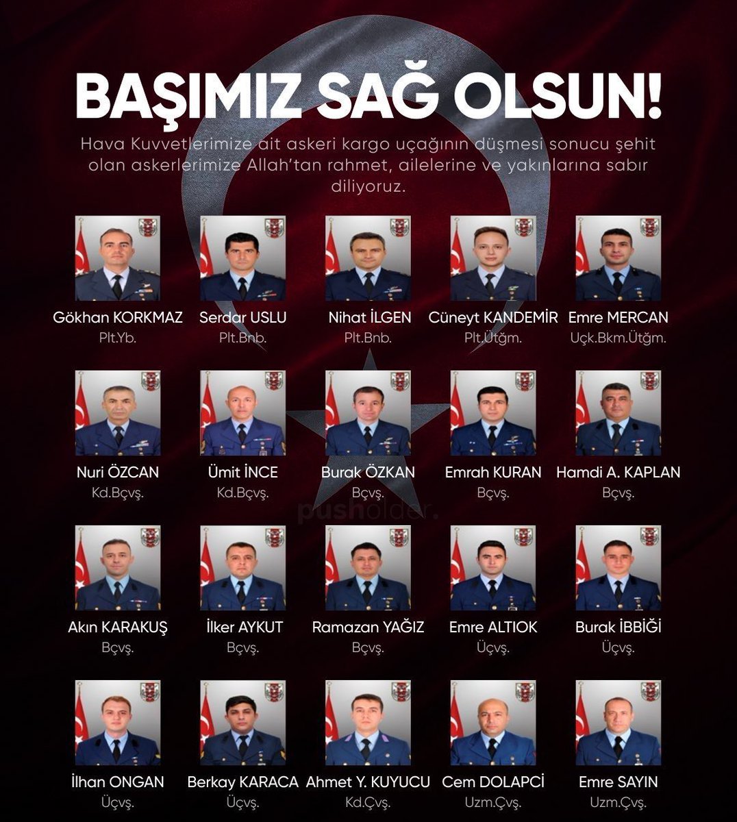 Kahramanlarımızın ruhları şad olsun🇹🇷

Şehitlerimizin aile ve yakınları ile
Türk Silahlı Kuvvetlerimizin  ve 
Büyük Türk Milletimizin başı sağ olsun.