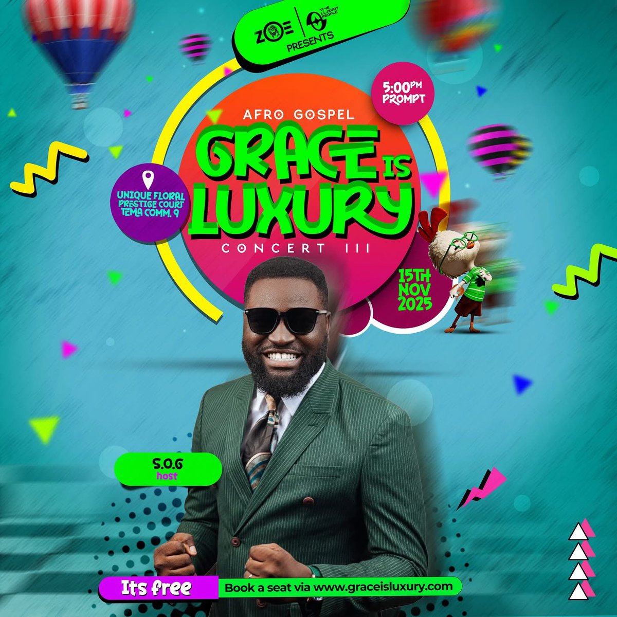 Ladies and Gentlemen, Your Luxurious Host @sog_precious 

This Saturday,15th Nov.5pm is for GraceIsLuxuryConcert with <a href="/scottevanszb/">#Ready</a> make time for wholesome content in the joy of the Spirit. 

#graceisluxury 
#afrogospel #graceisluxuryconcert #viral #trendingnow #lifestyle