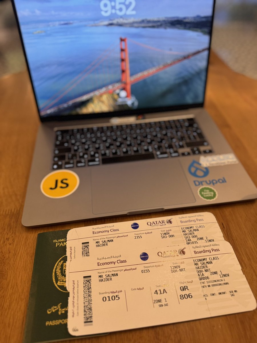 isalmanhaider's tweet image. ✈️ Enroute Tokyo, yet another 10+ hour flight, all for the love of Drupal and the amazing community behind it.

#DrupalConNara #DrupalCommunity #Japa
