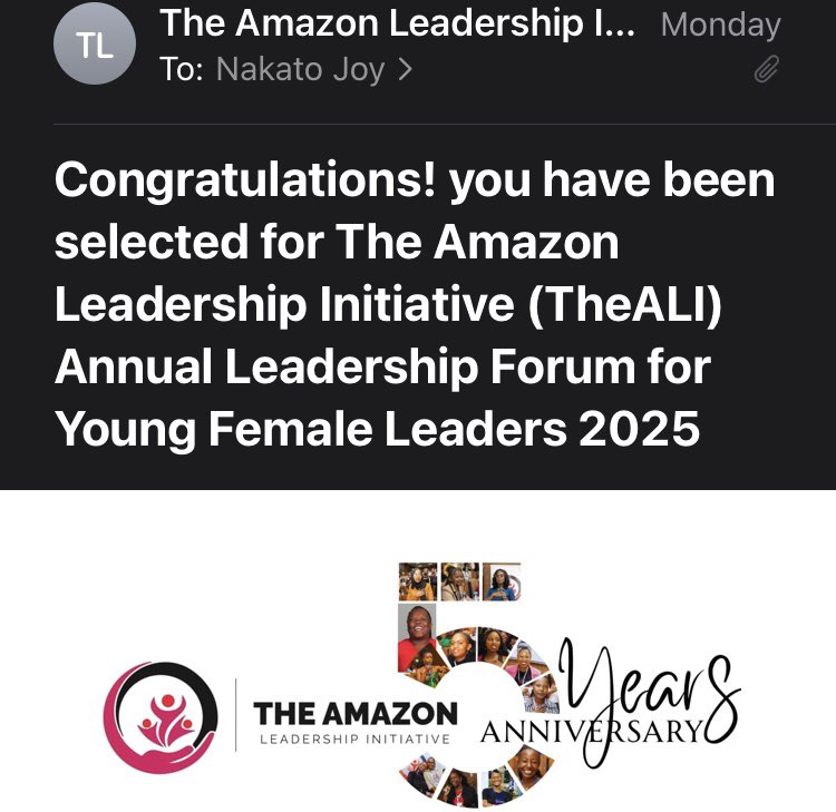 It's an absolute honor to be selected for TheALI 2025 Forum. I look forward to learning, growing and sharing this experience with other inspiring young women. #TheALILF2025