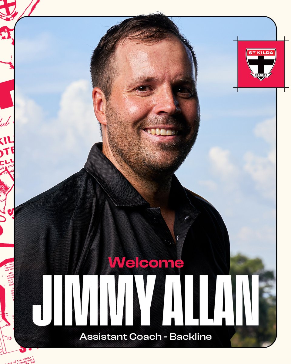Some serious experience headed our way 🙌
 
We’re pleased to confirm the appointment of VFL premiership coach Jimmy Allan to our coaching panel for 2026.
 
READ 📝: stk.lt/488jlIx