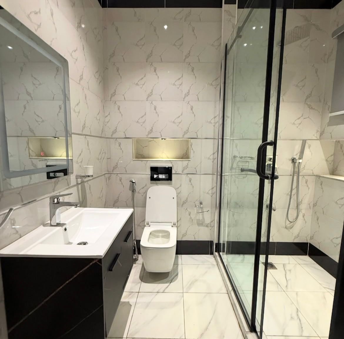 New listing!!!

Newly constructed 3bedrooms semi - detached duplex with bedrooms guest chalet available for sale.

📍 Life - Camp

Price: 200M Naira

Features:
- three bedroom
- 1bedroom apartment for BQ
- fitted kitchen
- store
- gated compound
- all rooms en suite
- security