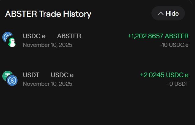 Brought some <a href="/absterxyz/">Abster ✳️</a>  form last dip

I think it's bottomed

What you think Bouces back or create next dip?
