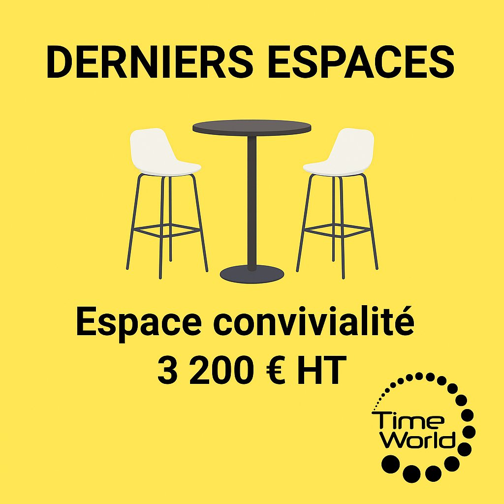 TimeWorldEvent's tweet image. ⚠️ Dernière chance – Espaces convivialité #TimeWorld2025
📅 3-5 déc – Besançon
🎟️ timeworldevent.com/8/?page_id=504