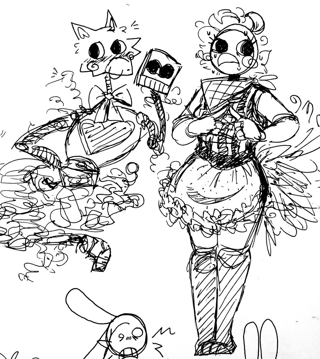 orcatstra's tweet image. Gay coworker said they got dibs on me #WhatDatMean