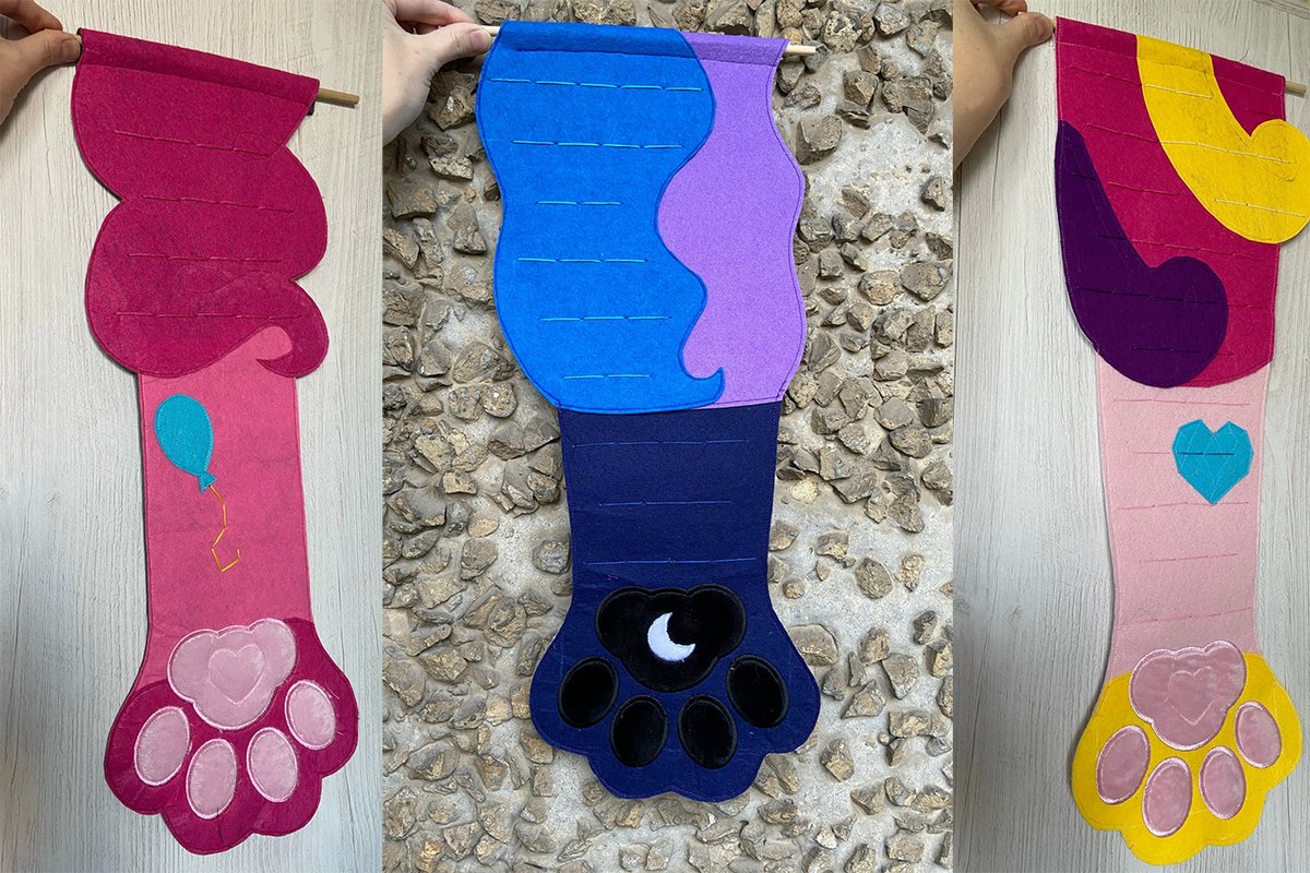 Naked_Skull's tweet image. Pin banners

can also hang keychains on them :3
#pin #paws