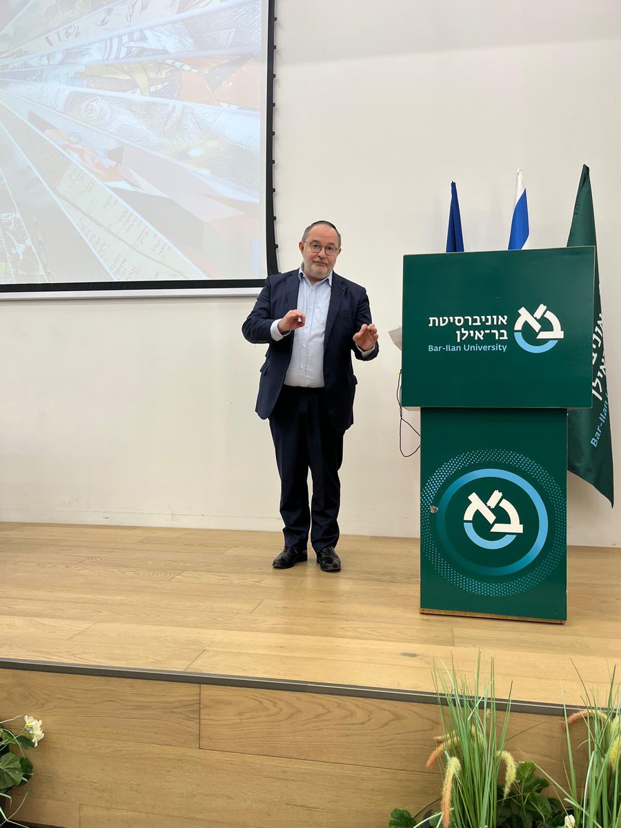 Discours du Président <a href="/GOLDMANNAriel/">Ariel Goldmann</a> de la <a href="/FondationFJF/">Fondation du Judaïsme Français</a>, pour le lancement du programme « Voix Françaises » avec <a href="/BarIlanU/">Bar Ilan University</a> : « que ce parcours Voix Françaises devienne pour les générations futures d'étudiants un lieu de découverte, d'émerveillement et d'approfondissement »