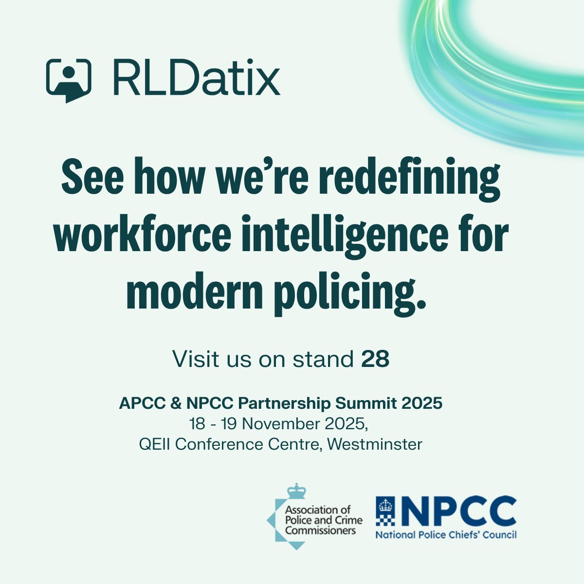 RLDatix_GC's tweet image. Helping policing lead with precision.
📍 Visit Stand 28 at the APCC &amp;amp; NPCC Summit or book a short briefing to find out more.
eu1.hubs.ly/H0pxL6R0
#OneView #PolicingInnovation