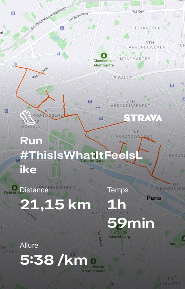 Emilaenerys's tweet image. who said I couldn’t run a half-marathon in Paris just to celebrate the 4th anniversary of #ThisIsWhatItFeelsLike and turning 27 !!!!!!! 🥳🥳 @gracieshq @gracieabrams