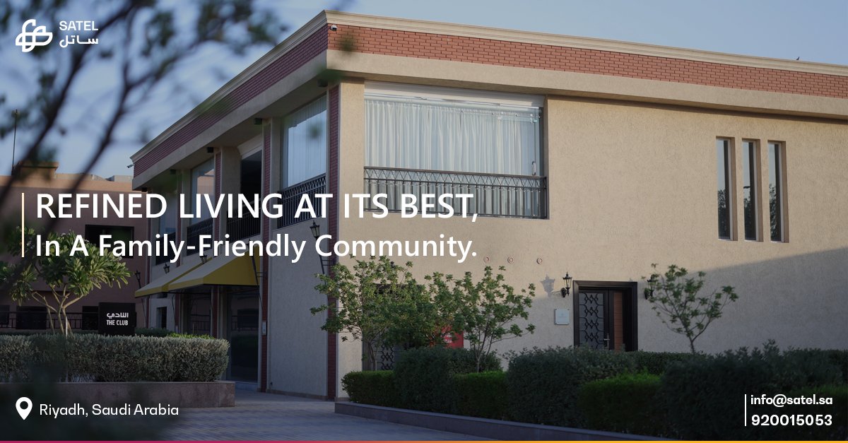 Satelrealty's tweet image. High-end, ultra-comfortable residential compounds in Riyadh’s prime districts with smart, fully furnished apartments, refined amenities, and 24/7 support.

Schedule your tour now:
✉️ info@satel.sa
📞 920015053

#SATEL #PropertyManagement #Riyadh