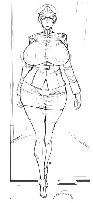 原作のナタル少尉もこれくらいだったかな( ˘ω˘ ) 