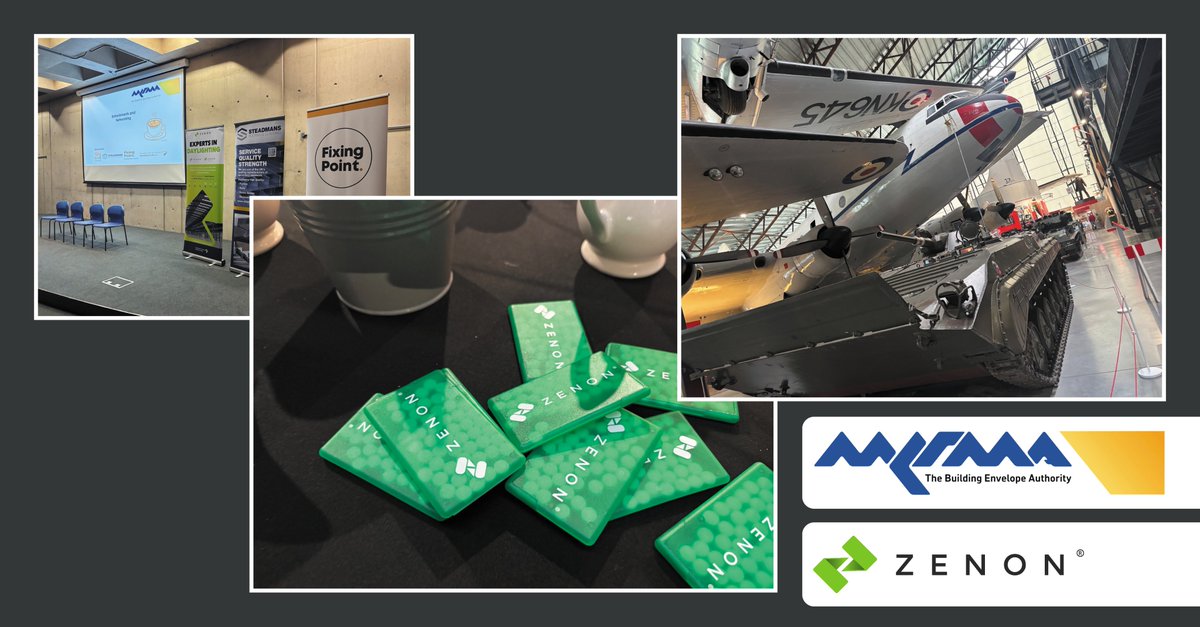 HambDane's tweet image. John Godley and Gary Warrington attended the MCRMA Technical Conference this week.  Hambleside Danelaw were proud to be a sponsor of this outstanding event held at the RAF museum. #MCRMA #Zenon #technicalconference #daylight #GRP #Rooflights #BuiltEnvironment