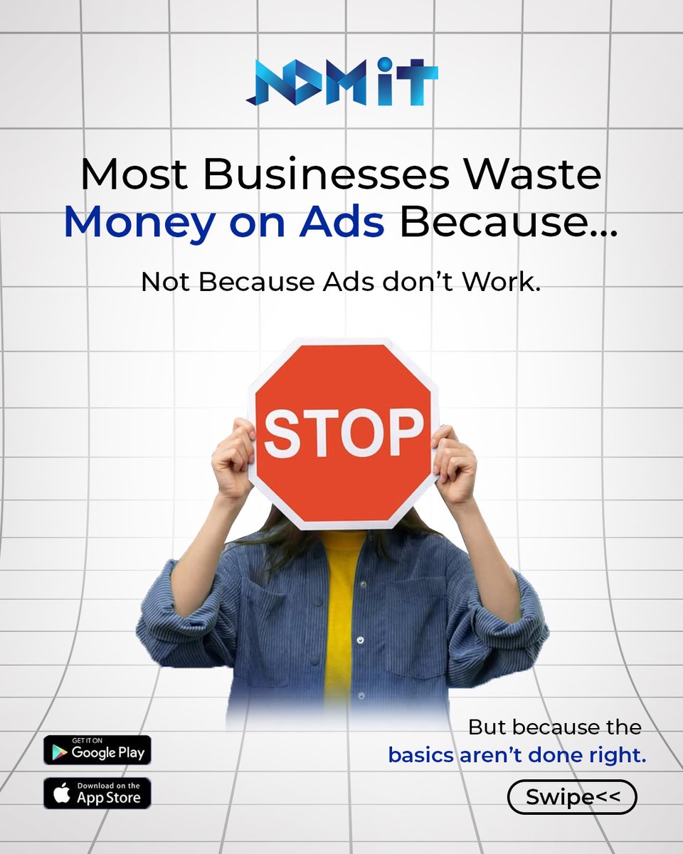 ndmit12's tweet photo. Losing money on ads? It’s not the ads — it’s the strategy.

Meet @ndmit12  — your AI ad partner for ROI-focused campaigns, WhatsApp leads, and built-in CRM.

Grow smarter. Advertise better.
Available on Play Store &amp; App Store.
#ndmit #digitalmarketing #Marketing https://t.co/giu3IGp9eu