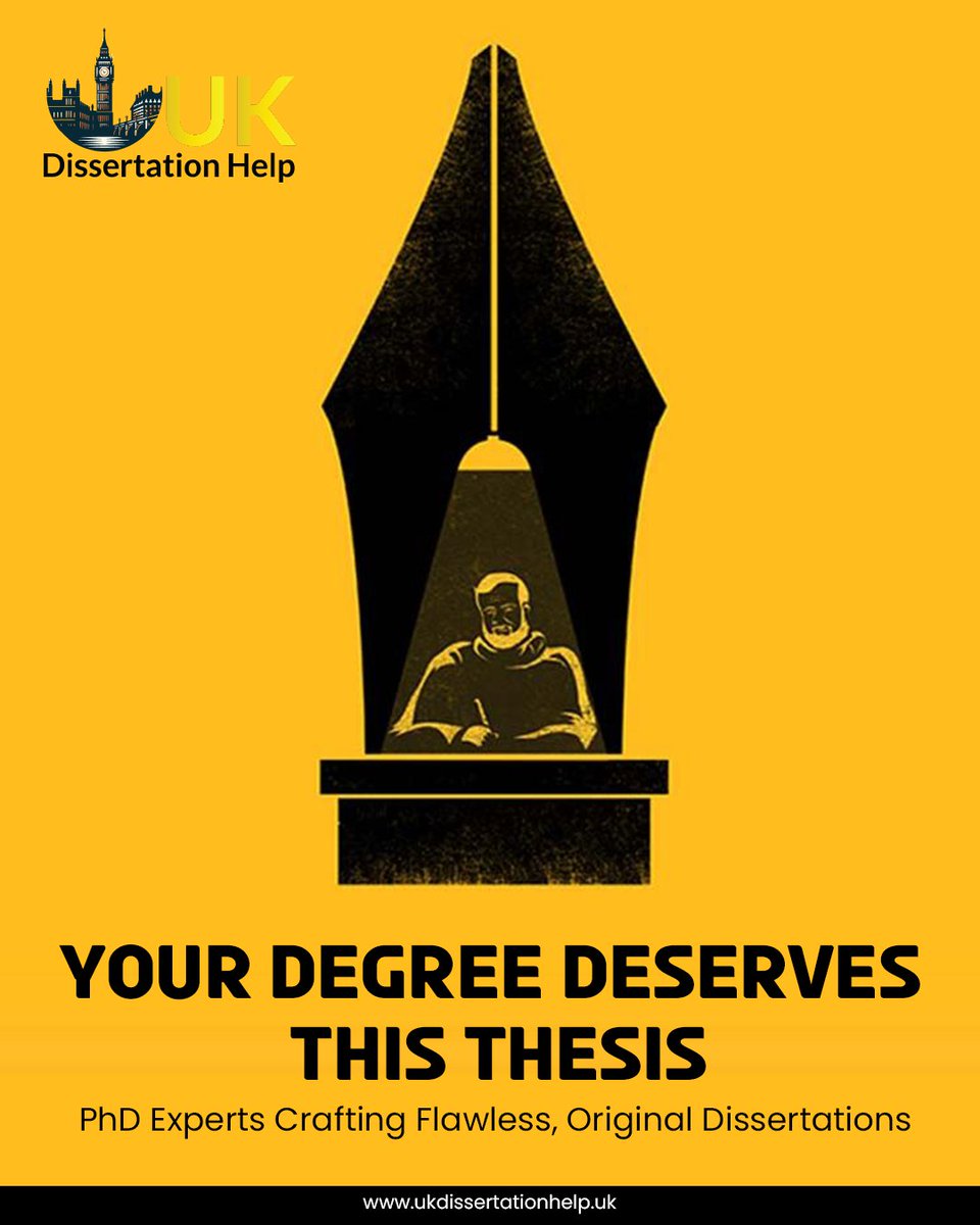 UKDissHelpUK's tweet image. Your Degree Deserves This Thesis.🎯Stop Sacrificing Sleep; Partner With PhD Experts For A Flawless, Original, And Degree Defining Dissertation.

Visit: ukdissertationhelp.uk

#UKDissertation #UKStudents #DissertationHelpUK #PHDExpert #uk #viral #londonuniversity #ukuniversities