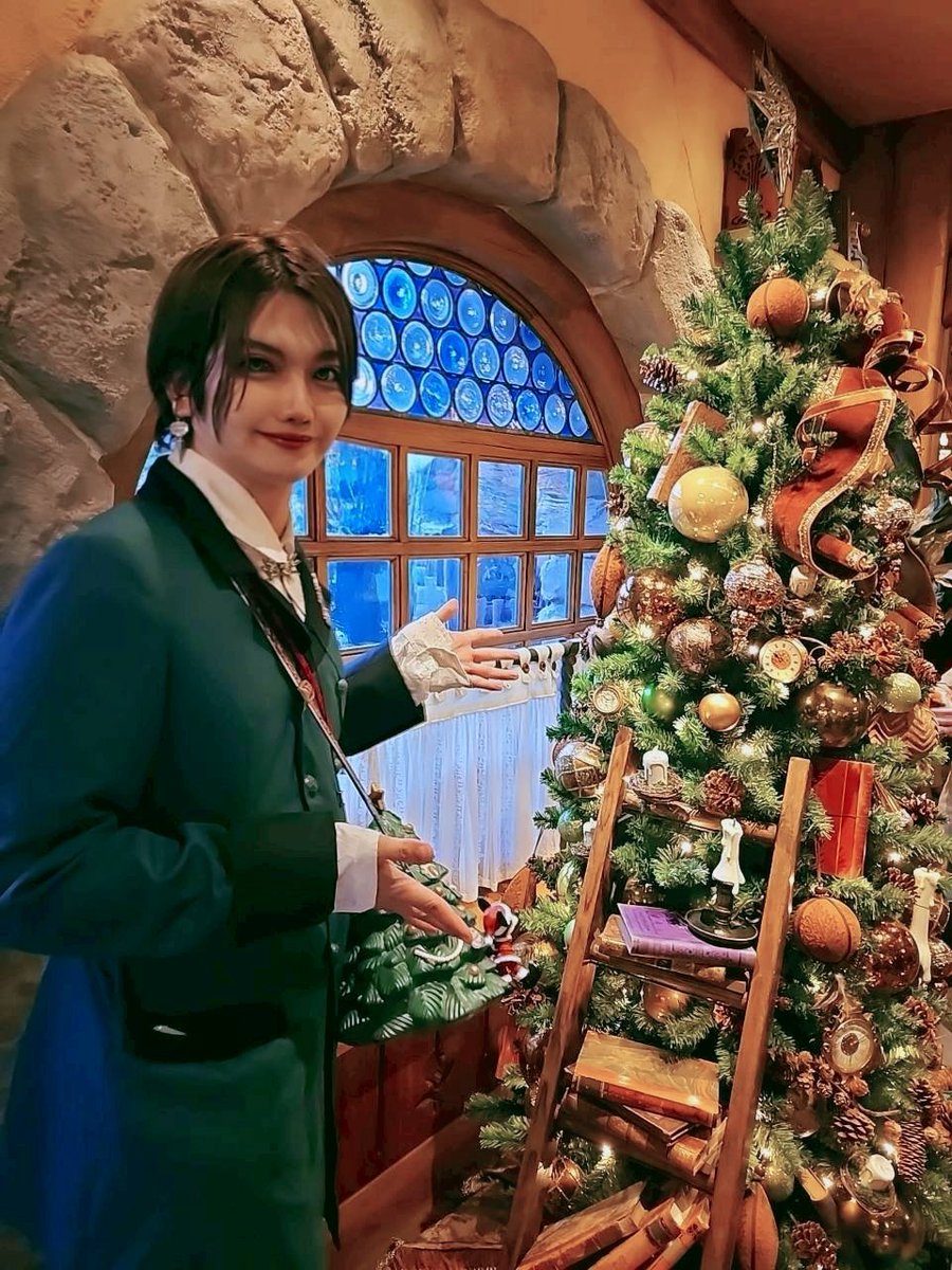 知ってた？ これクリスマスツリーって言うんだよ。 幸せそうな家庭の