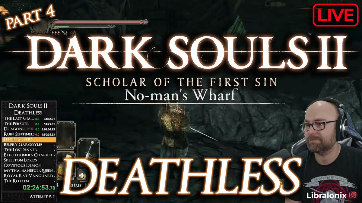 libralonix's tweet image. The Lib household is full of chicken pox, but that won&apos;t stop me from dying endlessly on my Dark Souls 2 Perma-Deathless run!

Plus plenty of Nightreign DLC chatter!

💀NOW LIVE💀

twitch.tv/libralonix