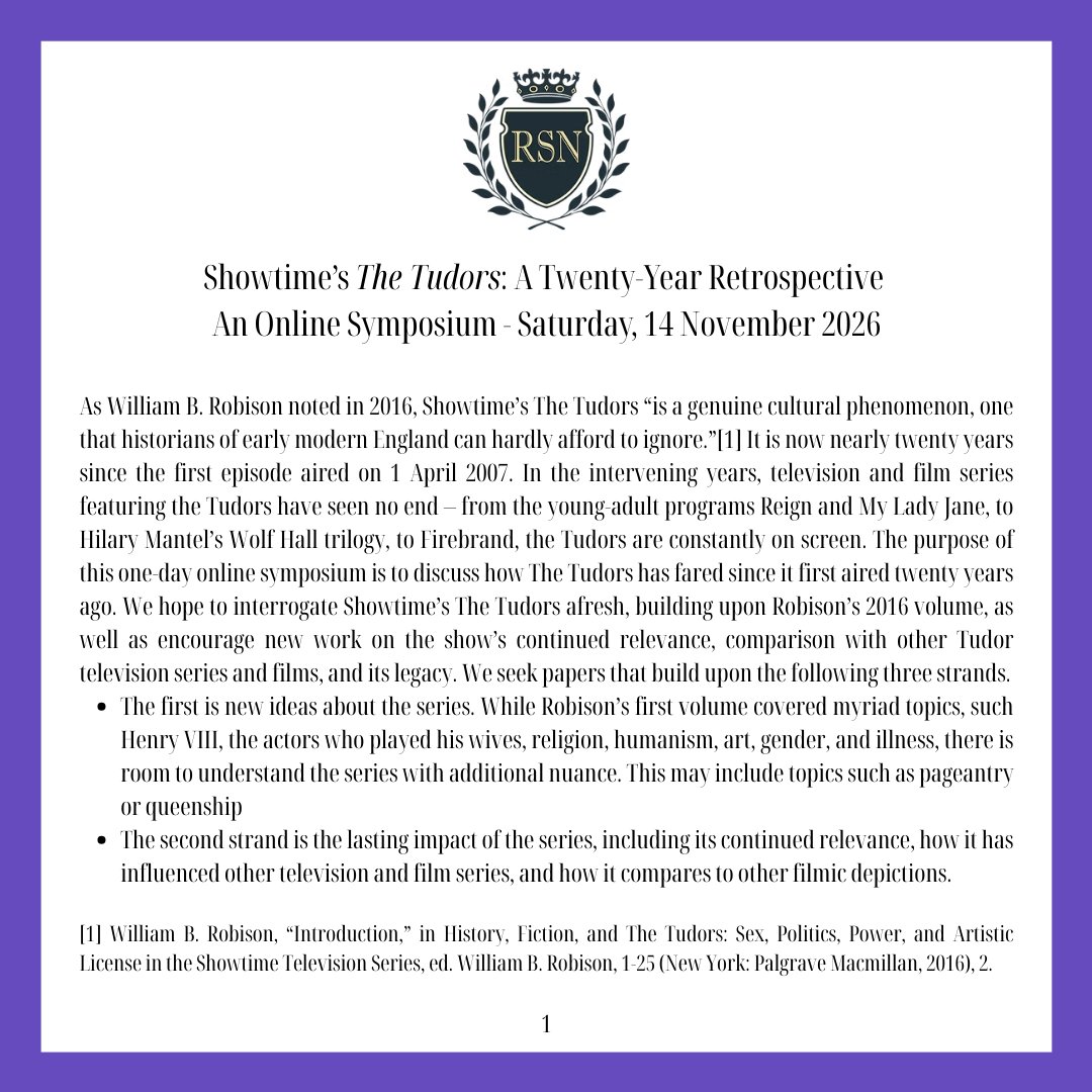 Royal Studies Network tweet media